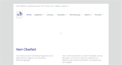Desktop Screenshot of heim-oberfeld.ch