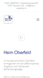 Mobile Screenshot of heim-oberfeld.ch